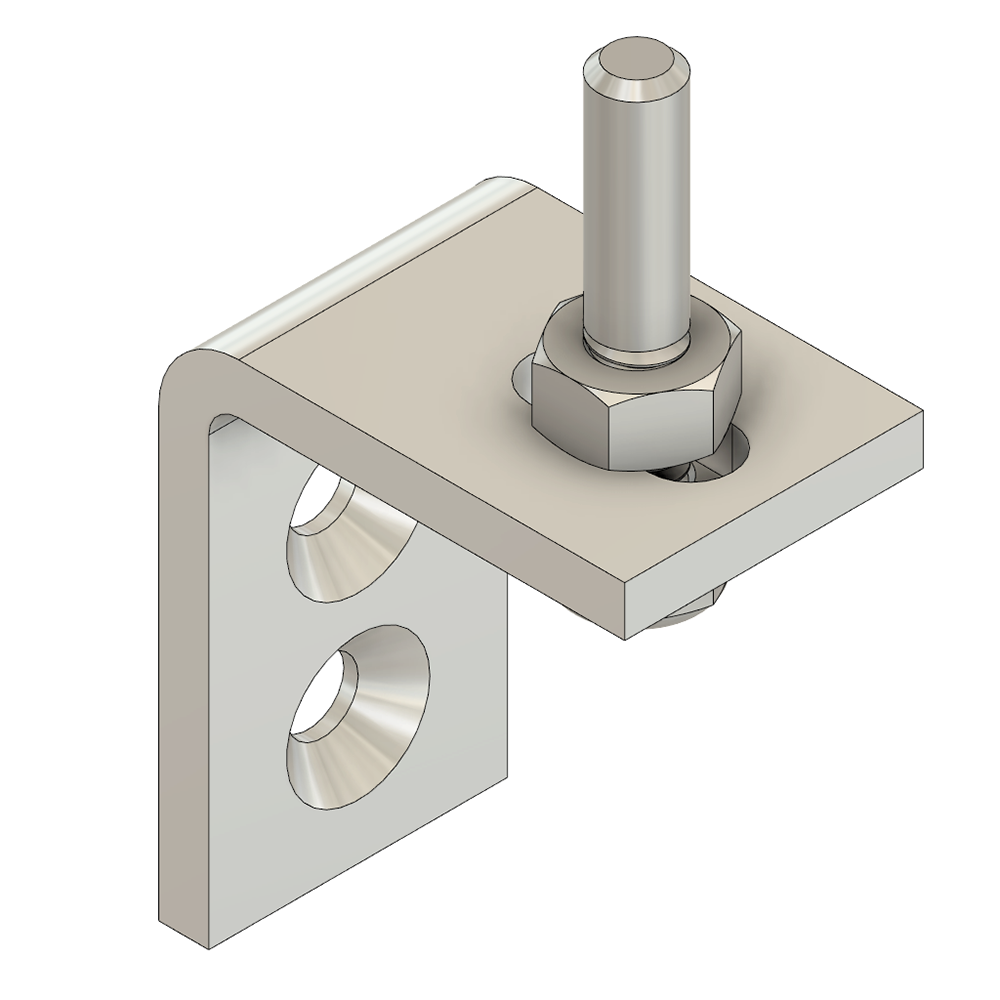 55-040-1 MODULAR SOLUTIONS DOOR PART<br>SLIDING DOOR BASE GUIDE